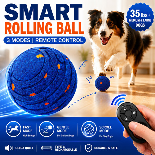 Smart interactive dog - toy, ball