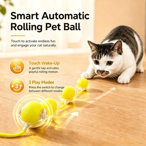 Automatic rolling ball - ball, smart